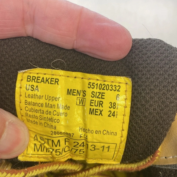 Herman Survivors Waterproof‎ Breaker Work Boot Men's Size 6 Wheat - Picture 6 of 8